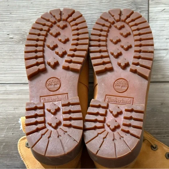 Women’s Timberland Faux Fur Lace Up Boots Size 8.5 - Picture 7 of 9